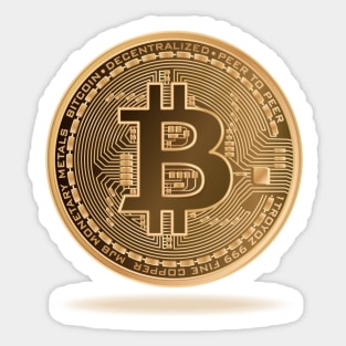 BITCOIN merch Sticker